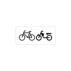 Verkeersbord a/r3/dor 50x20 cm model: OB04