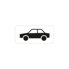 Verkeersbord a/r3/dor 50x20 cm model: OB09