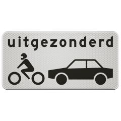 Verkeersbord | Model OB57 | DOR | 60x30 cm 
