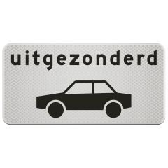 Verkeersbord | Model OB59 | DOR | 60x30 cm 