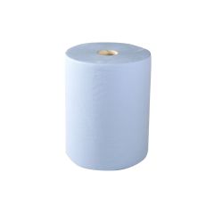 Poetspapier Maxi rol Bright Blue 37 cm per stuk 2-laags