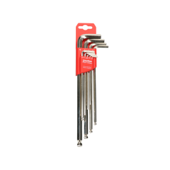 Inbussleutelset 1,5-10 mm 9-delig kogelkop in houder
